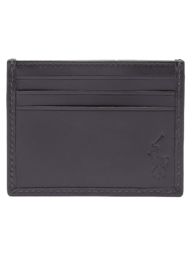 Tegnebog Polo by Ralph Lauren Multi Pony Player Card Holder Black/White Sort | 405845400001