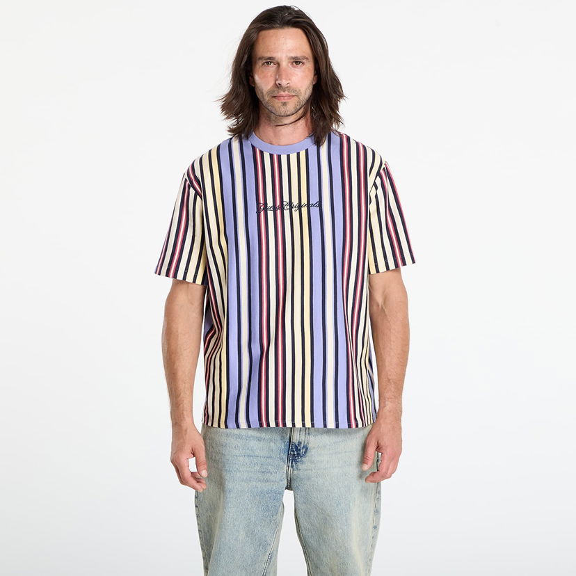 T-shirt GUESS Guess Originals Vertical Stripe Tee Flerfarvet | M5GI59K8FQ4-S7AE