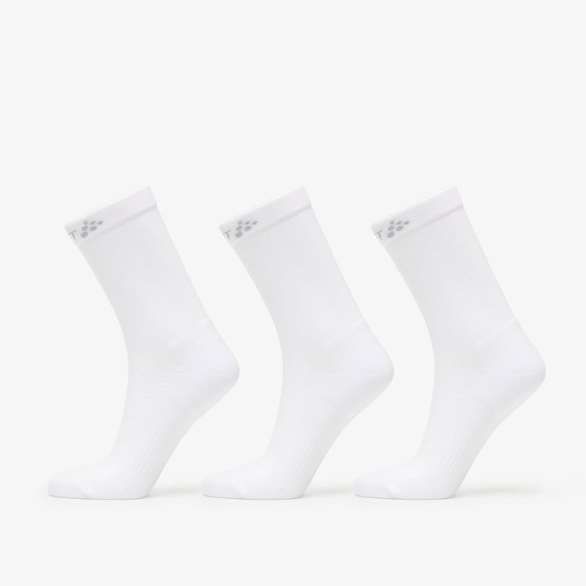 Sokker Craft Craft Core Dry High Socks, 3 Pairs, 34-36 Hvid | 1915931-900000