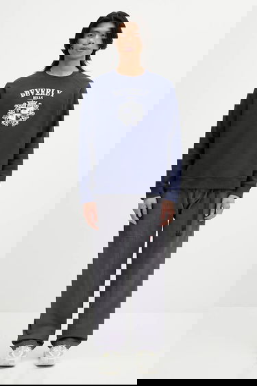 Sweatshirt Sporty & Rich Sporty & Rich BH Crest Sweatshirt Mørkeblå | ST082626256BL106, 8