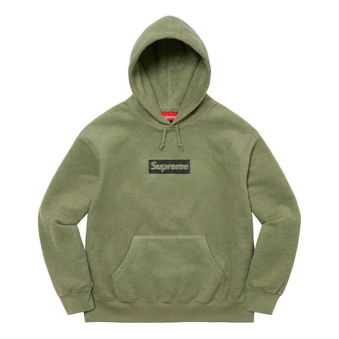 Sweatshirt Supreme Inside Out Box Logo Hoodie Grøn | SUP-SS23-113, 0