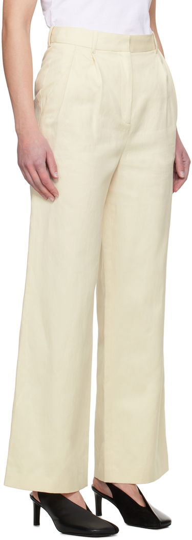 Bukser Loulou de Saison Loulou de Saison Idai Wide-Leg Trousers Gul | IDAI, 1