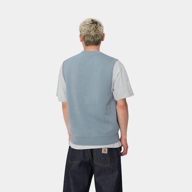 Sweater Carhartt WIP Script Vest Sweater Blå | I033696_9, 1