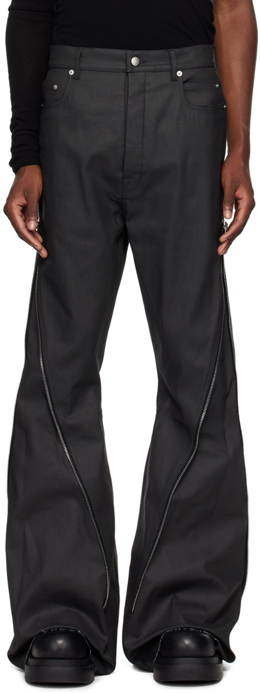 Jeans Rick Owens Porterville Bolan Banana Black Jeans Sort | RU02D6343 SMT
