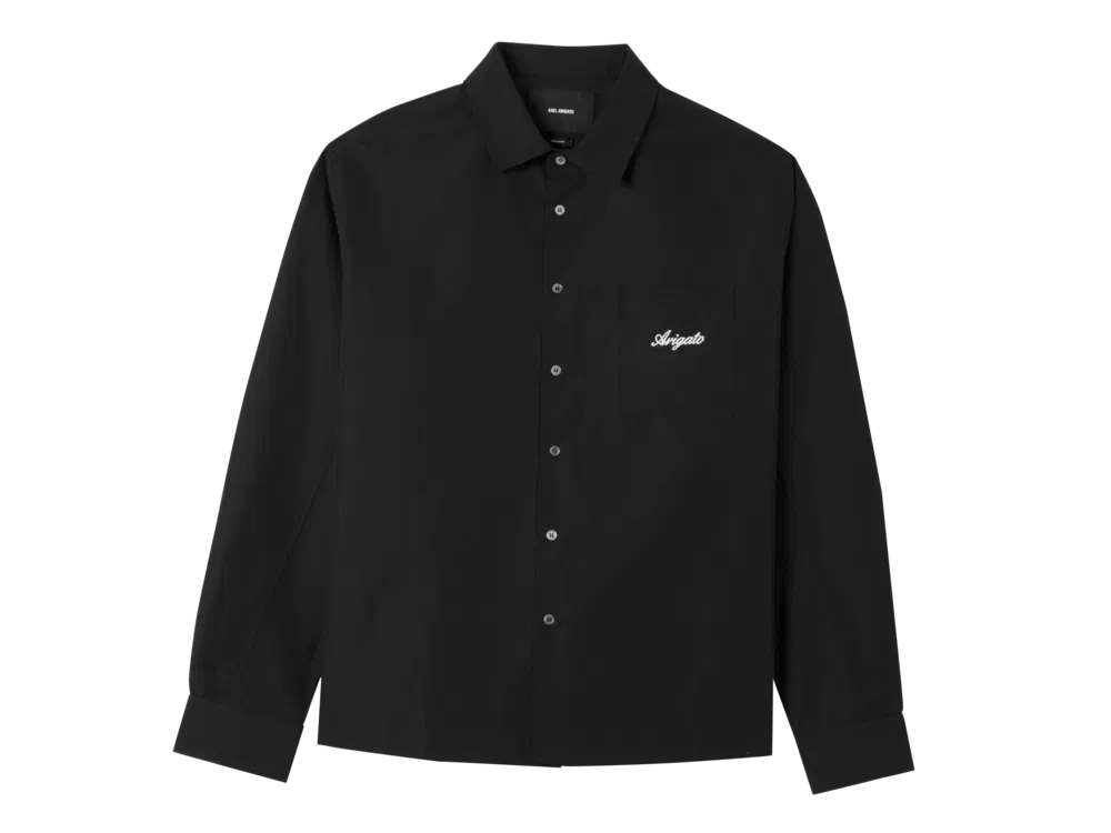 Skjorte AXEL ARIGATO Flow Overshirt Sort | A0878002, 0
