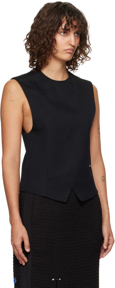 Tanktop ADER ERROR Black Sleeveless Top Sort | BN01FWVE0101BK, 1