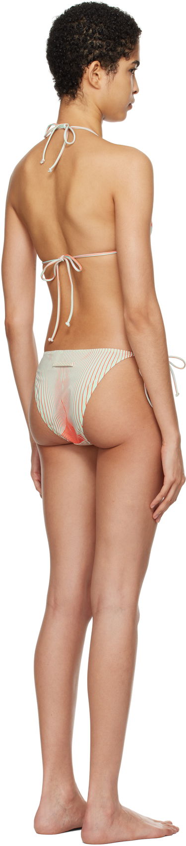 Badetøj Jean Paul Gaultier Gaultier 'The Pinstripe Body Morphing' Bikini Set Grøn | 25/33-F-BS021-J571-4216, 2