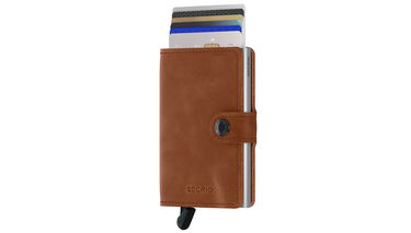 Tegnebog Secrid Miniwallet Vintage Grå | MV-Cognac-Silver, 2