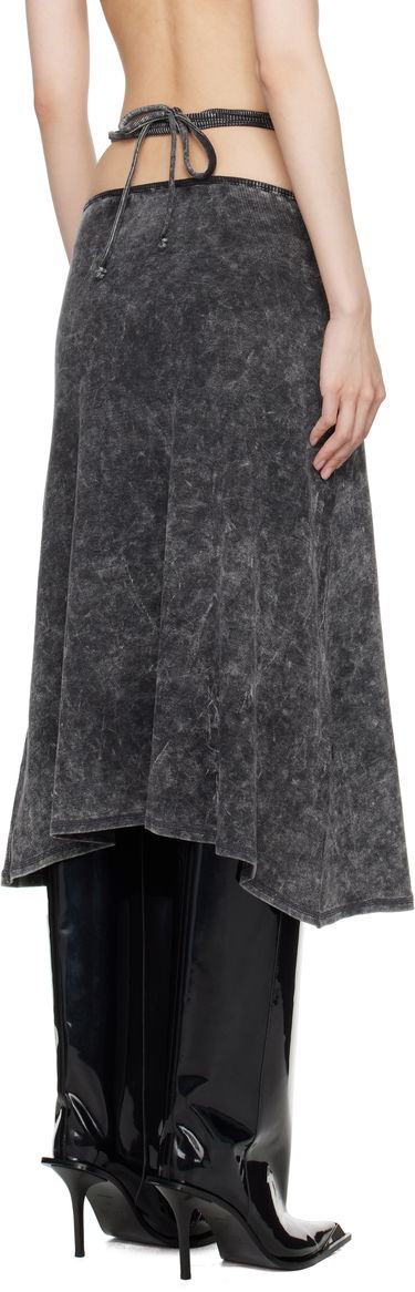 Nederdel Diesel O-Rossi Midi Skirt Sort | A14422 0KHAS O-ROSSI JUPE, 2