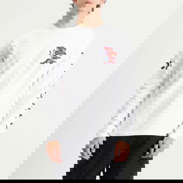 T-shirt By Parra Not Finished Long Sleeve T-Shirt Hvid | 54315-WHT, 2