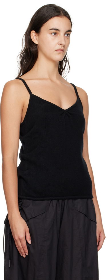 Tanktop We11done We11done V-Neck Knit Camisole Sort | WD-KT3-23-607-W-BK, 1