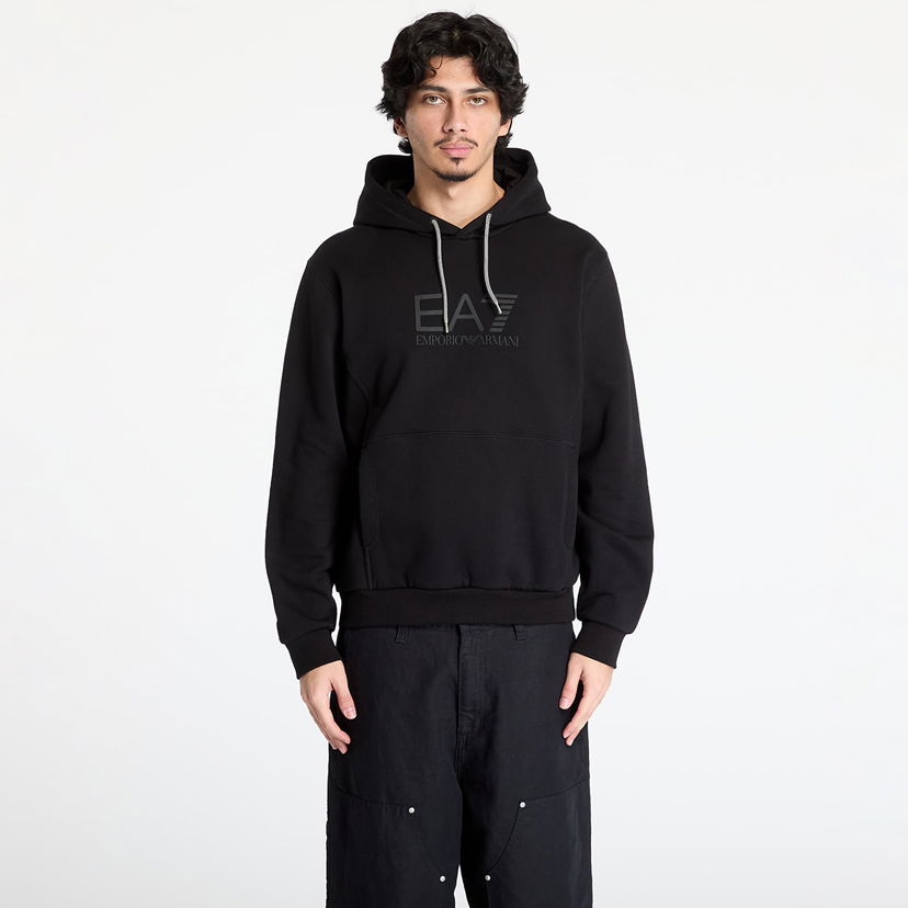 Sweatshirt Emporio Armani EA7 Emporio Armani Train Visibility Hoodie Sort | 7M000240AF10377