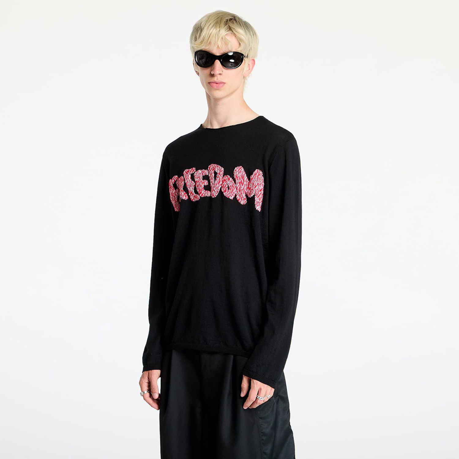 Sweater Comme des Garçons SHIRT Knit Sweater Black Sort | FN-N001 Black, 0
