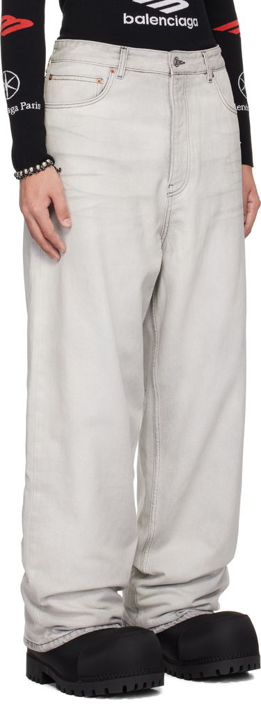 Jeans Balenciaga Balenciaga Waterproof Denim Jeans Grå | 774196-TRW54-9800, 1