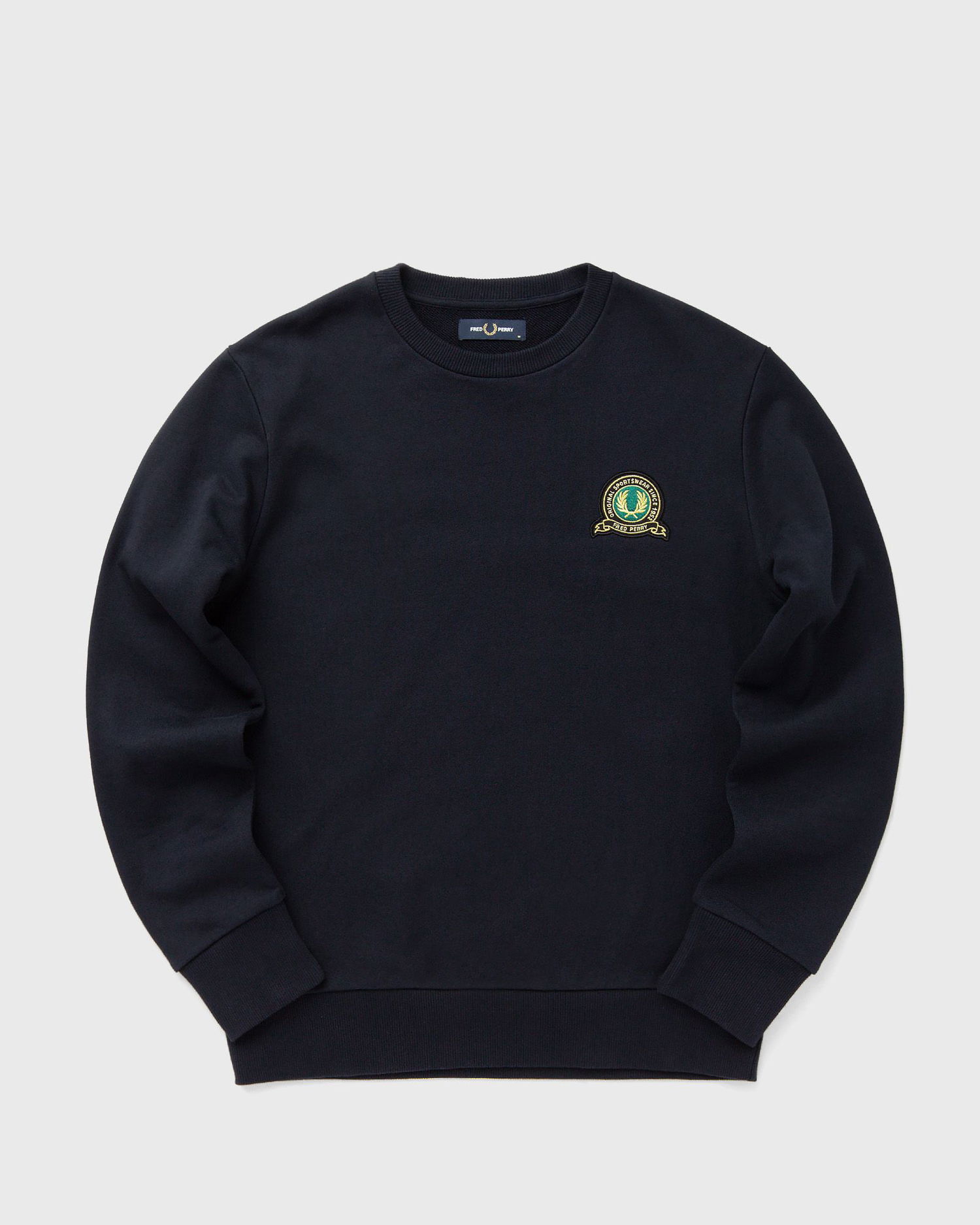 Sweatshirt Fred Perry Tennis Badge Sweatshirt Mørkeblå | M1751-608, 0