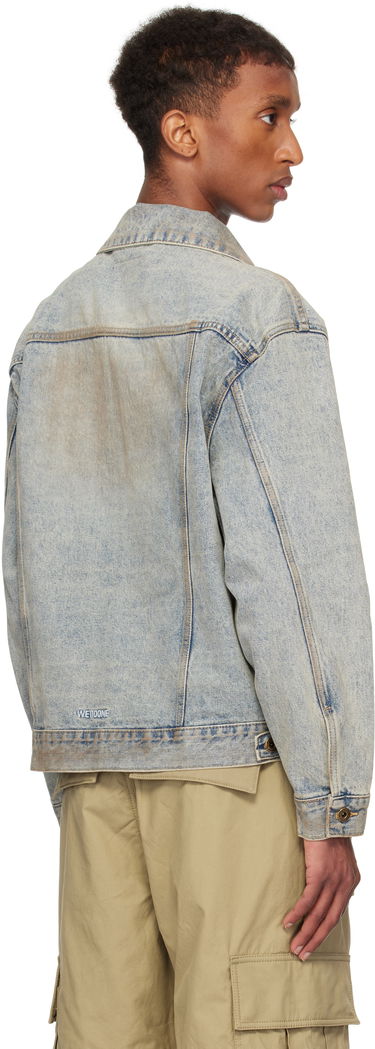 Jakke We11done We11done Washed Denim Jacket Blå | WD-DJ3-24-315-U-SK, 2