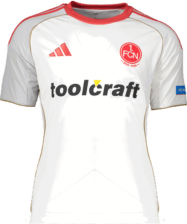 Jersey adidas Originals 1. FC Nürnberg Away Jersey 2025/26 Hvid | 6fcnjd7396, 0