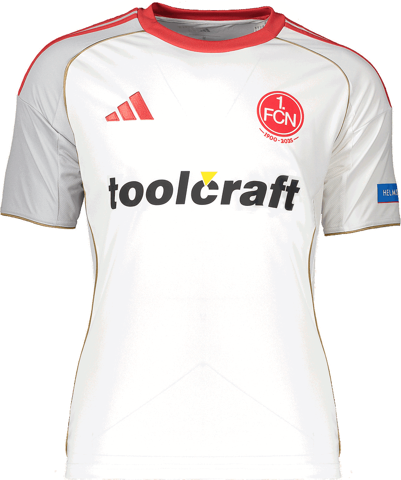 Jersey adidas Originals 1. FC Nürnberg Away Jersey 2025/26 Hvid | 6fcnjd7396