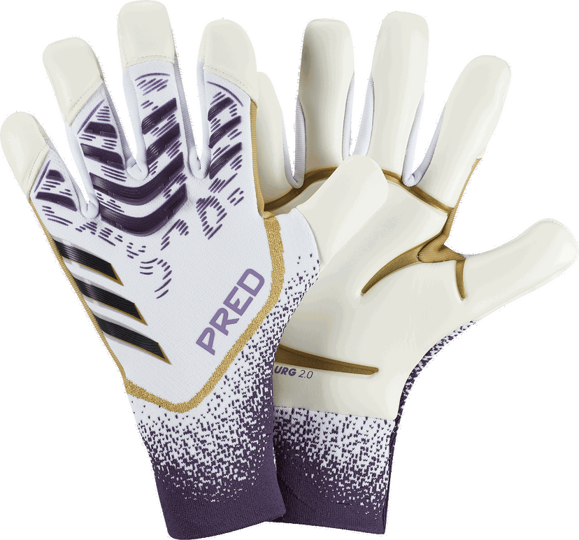 Sportsudstyr adidas Originals PREDATOR GL PRO HYBRID Goalkeeper Gloves Hvid | jz5789