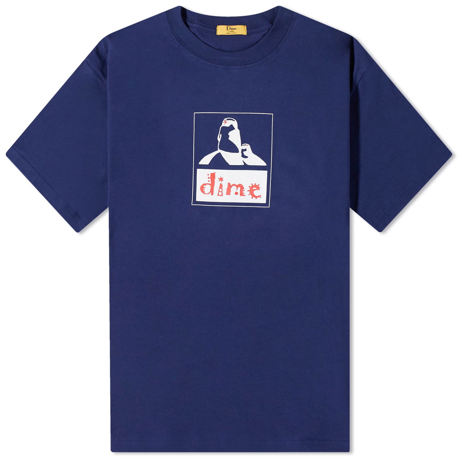 T-shirt Dime Chad T-Shirt Mørkeblå | DIME23D1F24-NVY, 0