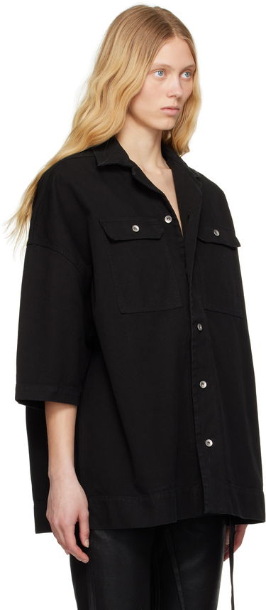 Skjorte Rick Owens Rick Owens DRKSHDW Hollywood Magnum Tommy Shirt Grå | DS01E3206 CVS, 4