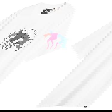 T-shirt By Parra Parra The Zoomies T-Shirt Hvid | 54120-WHT, 1