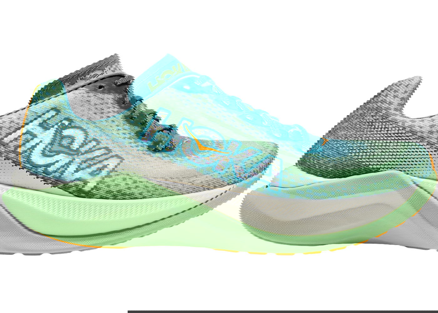 Sneakers og sko Hoka One One Mach X Ocean Mist Lime Turkis | 1141450-OMLG, 0
