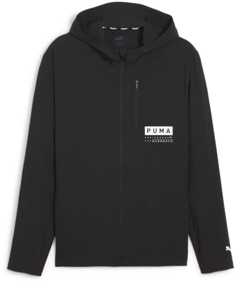 Jakke Puma Ultraweave Hooded Studio Jacket Sort | 524871-01