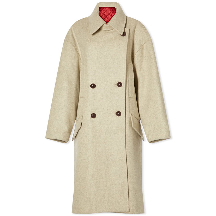 Frakker ISABEL MARANT Fabiola Caban Coat Beige | MA0161FA-A4D05I-23SD