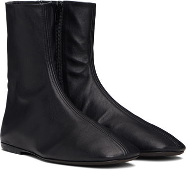 Sneakers og sko Dries Van Noten Dries Van Noten Leather Ankle Boots Sort | 252-011702-140, 3