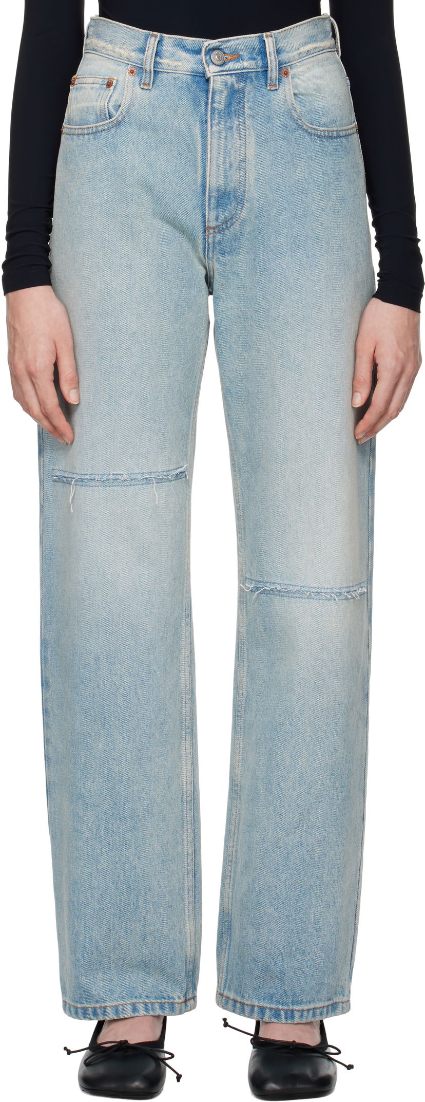 Jeans Maison Margiela 5 Pocket Jeans Blå | S62LB0180 S30589