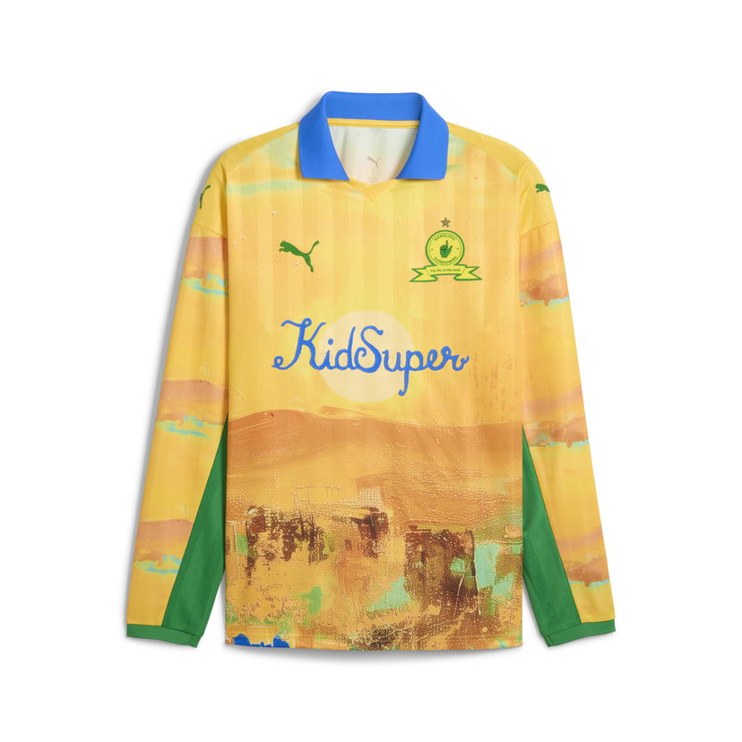 Jersey Puma KID SUPER x Mamelodi Sundowns Men's Retro Jersey Gul | 782750_22