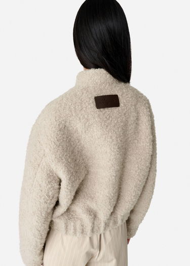 Bomberjakke AXEL ARIGATO Textured Cropped Jacket Beige | A3052001, 6