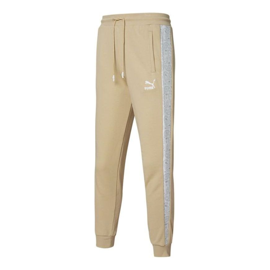 Joggingbukser Puma Paisley Knit Pants Beige | 534982-12, 0