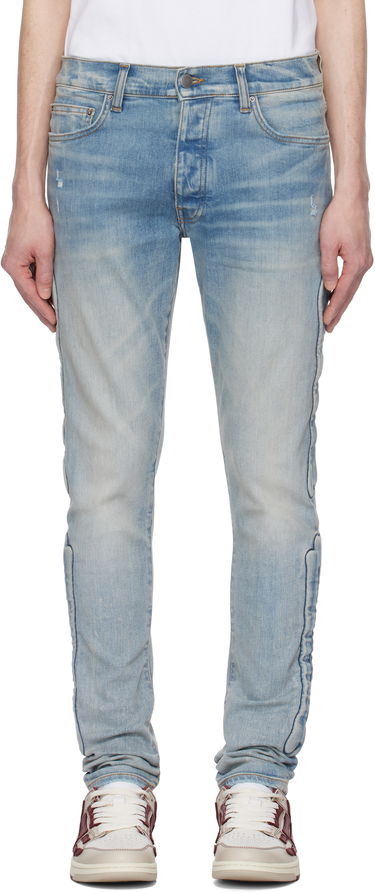 Jeans AMIRI AMIRI 3D Bones Skinny Jeans Blå | AMDNSY1132, 0