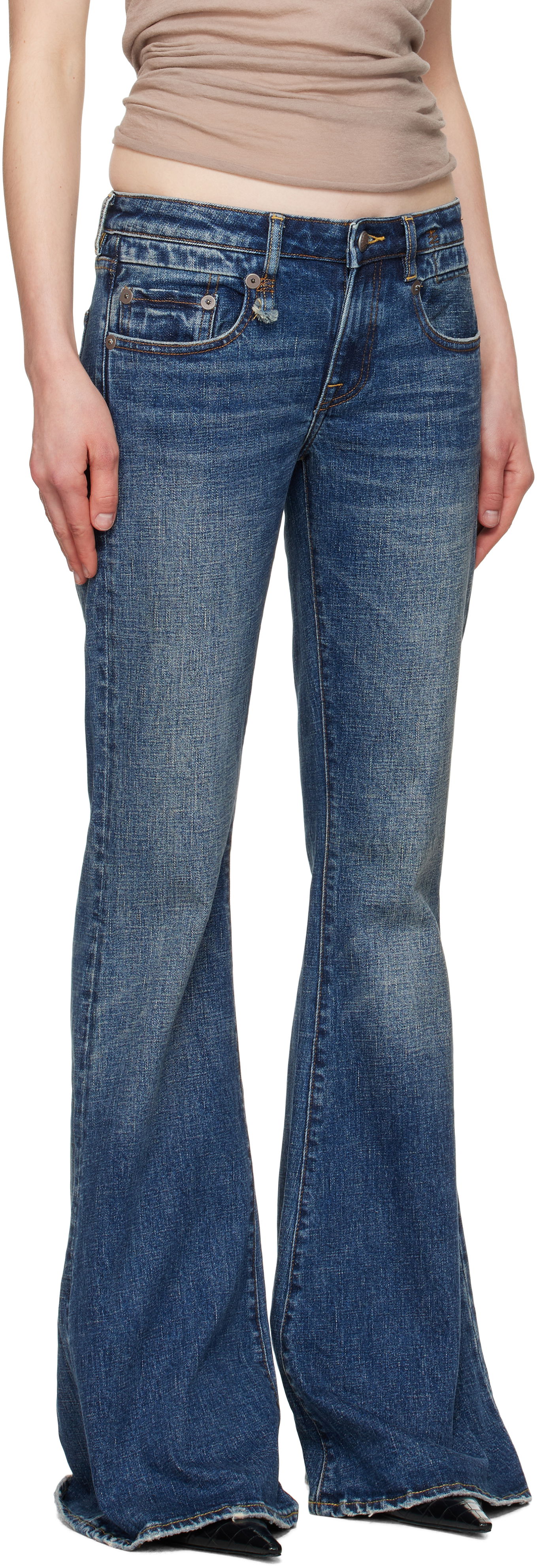 Jeans R13 R13 Overflow Boy Flare Jeans Blå | R13WD142-D275A, 1