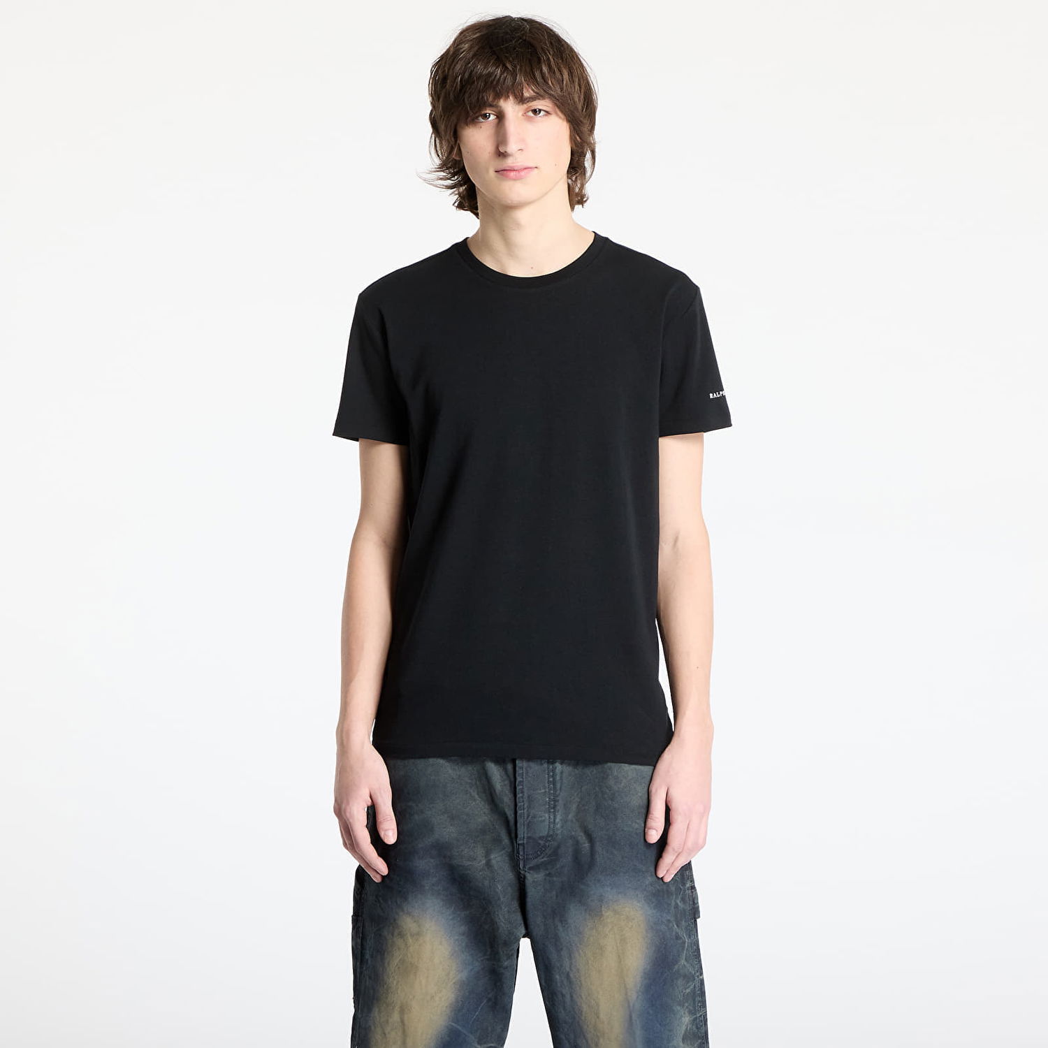 T-shirt Polo by Ralph Lauren Ralph Lauren Crew Neck Undershirt 3-Pack Sort | 714965508001, 0