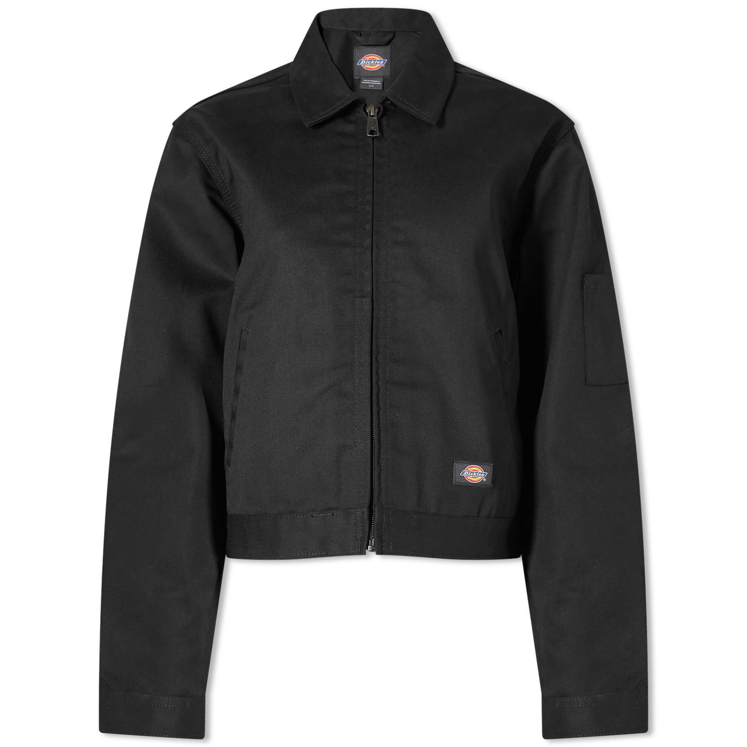 Jakke Dickies Unlined Cropped Eisenhower Jacket Sort | DK0A4YQYBLK1, 0