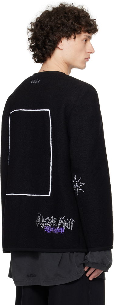 Jakke 032C Ghost Writer Wool Jacket Sort | S25-MRW-1701-000, 2