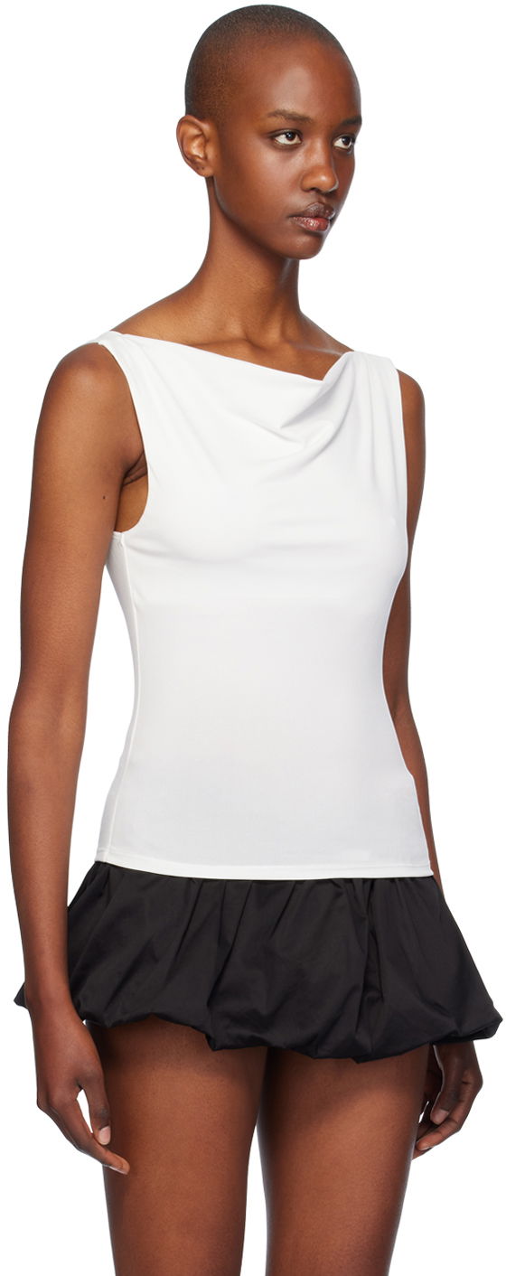 Nederdel Miaou Miaou Lani Cowl Neck Sleeveless Peplum Top Sort | 7114VISCRE, 1
