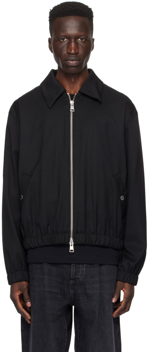Bomberjakke AMI Paris De Cœur Bomber Jacket Sort | HJK019.WV0037, 0