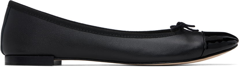 Tøj Repetto Repetto Flora Bi-Material Ballerina Flats Sort | V639VVEN