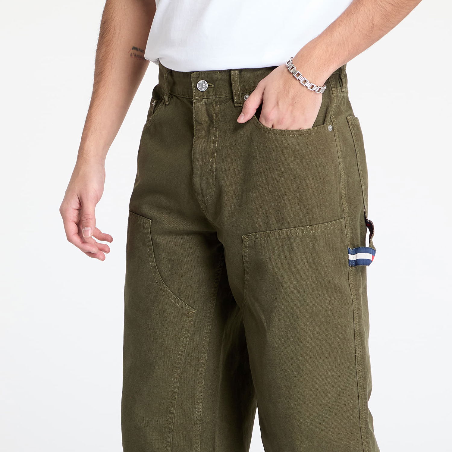 Cargo bukser Tommy Hilfiger Tommy Jeans Jaimie Carpenter Pants W31/L32 Grøn | DM0DM21139 M12, 1