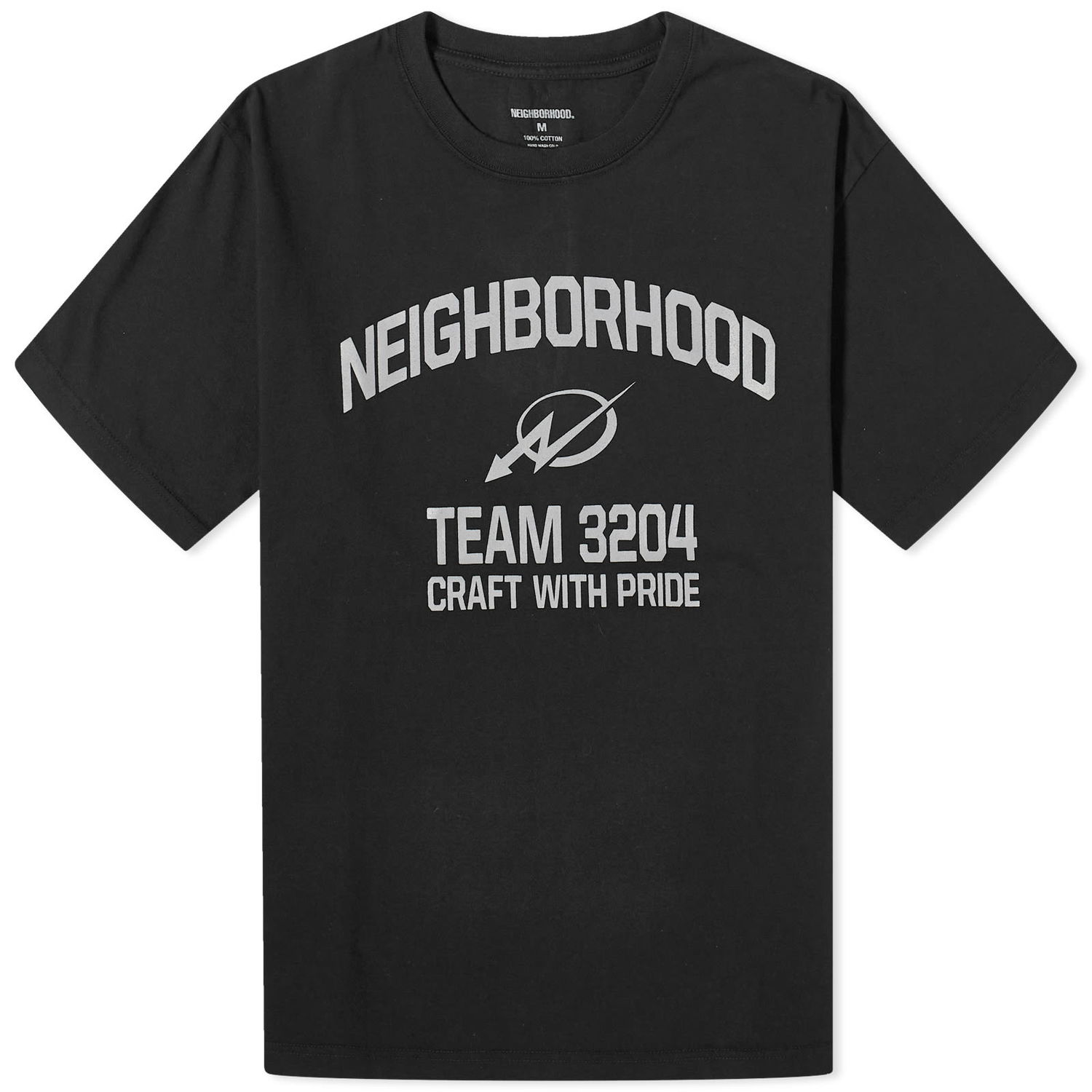 T-shirt Neighborhood SS-8 T-Shirt Sort | 232PCNH-ST08-BK, 0