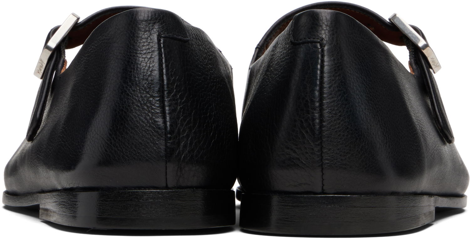 Sneakers og sko Marsèll Marsell Scivolo Leather Ballerina Flats Sort | MW8376 P010, 1