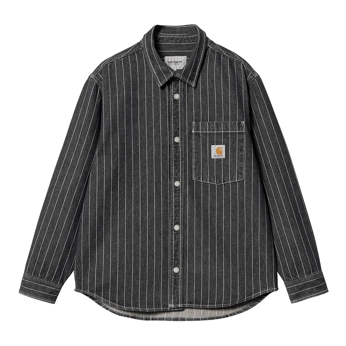 Jakke Carhartt WIP Orlean Shirt Jacket Sort | I033009.1XX06, 1