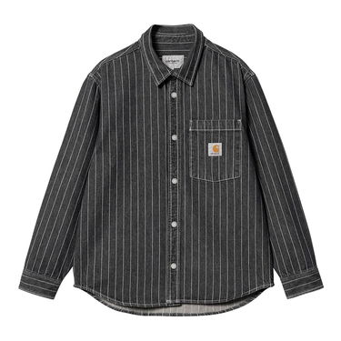 Jakke Carhartt WIP Orlean Shirt Jacket Sort | I033009.1XX06, 1