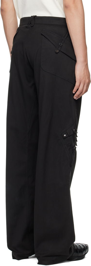 Cargo bukser KIKO KOSTADINOV Kiko Kostadinov Estike Cargo Trousers Sort | KKAW25T05-15, 2