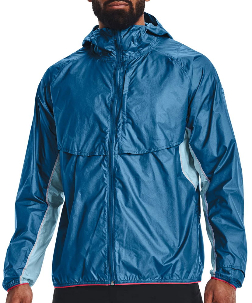 Vindjakke Under Armour Hooded Jacket Storm Impasse Trail Flerfarvet | 1369205-899