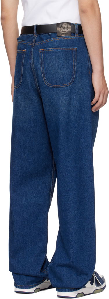Jeans Off-White Off-White Loose Fit Jeans Blå | OMYA180C99DEN0024400, 2
